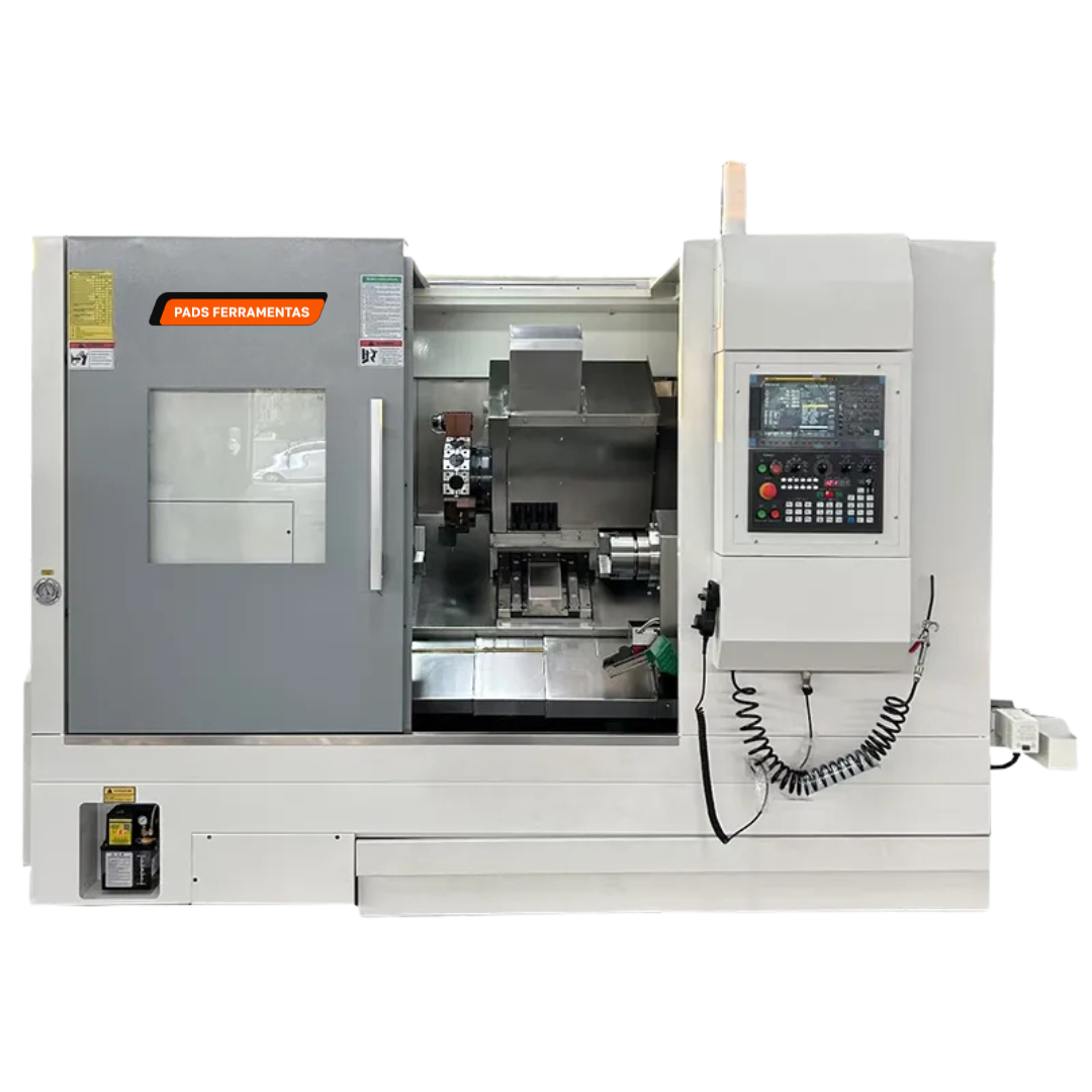 Centro de torneamento CNC TCK52DYS com duplo fuso