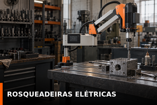 Máquinas rosqueadeiras elétricas industriais